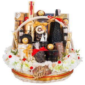Kosz prezentowy na Ślub "Moc Życzeń" | Regalto